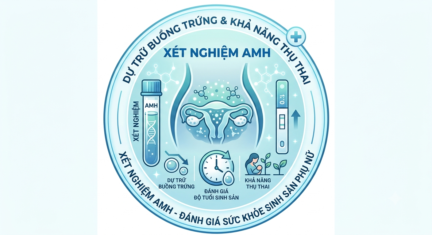 Xét nghiệm AMH: dấu ấn dự trữ buồng trứng và những điều cần biết khi diễn giải